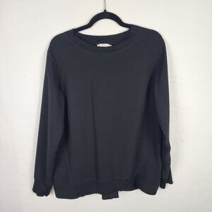 Vince Long Sleeve Lagan Look Vented Back Top S